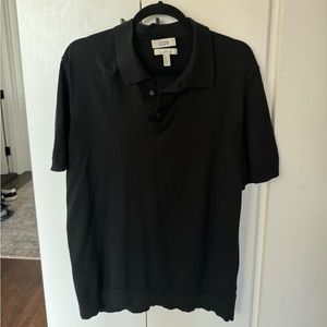 COS Black Polo